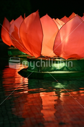 coloured lanterns