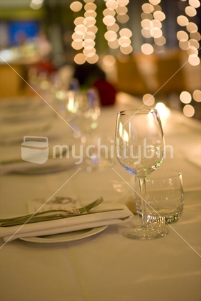 table settings at a function