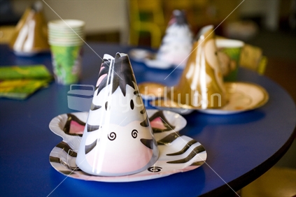 Kids party table settings