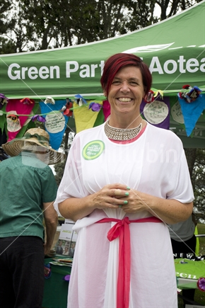 Portrait of Jan Logie, Green Party MP