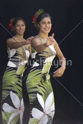 Traditional Hawaiian dancing at Pasifika Festival
