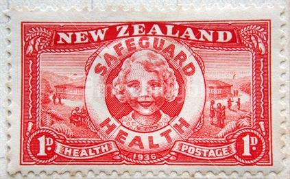 Retro 1936 Health Stamp