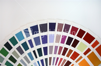Multicoloured Paint Fan Deck (Image can be rotated, and hues changed using Photoshop)