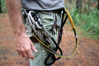 Safety harness for climbing