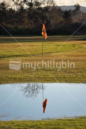 Flooded Golf course