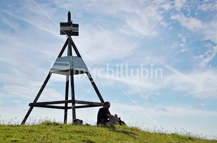 Resting at a Trig Station