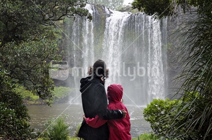 Family at Whangarei Falls