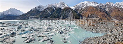 Tasman Glacier Lake outflow (Joins Panorama Image #mychillybin100468_1444)