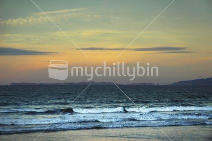 Sunset at Matarangi Beach, Coromandel