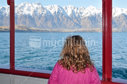View of The Remarkables from Lake Wakatipu, Queenstown