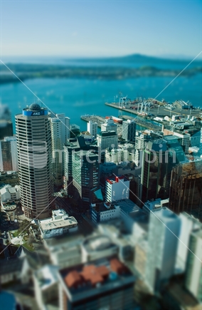 Auckland City from the Skytower.