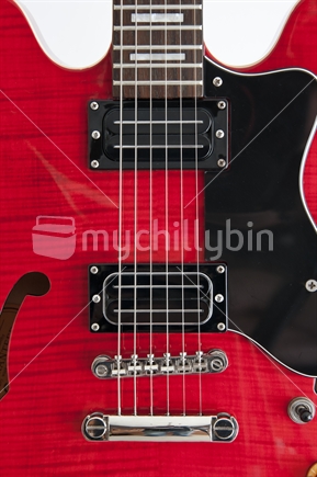 Closeup of Electric Guitar.