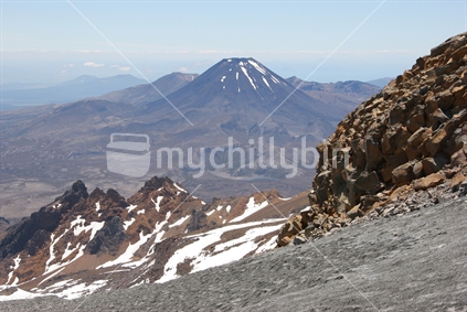 Pinnacle Ridge and Mt Ngauruhoe
