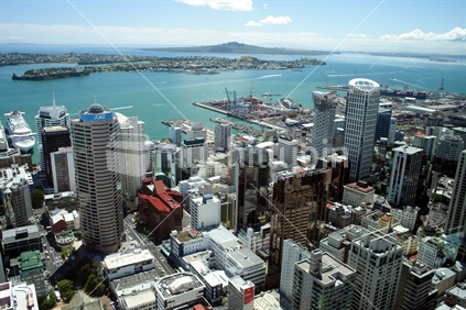 Auckland City and the Waitemata Harbour