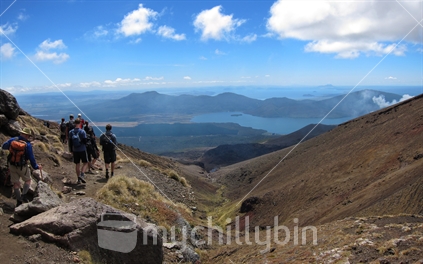 View North from Mount Tongariro