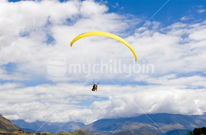 Paragliding over Lake Wanaka