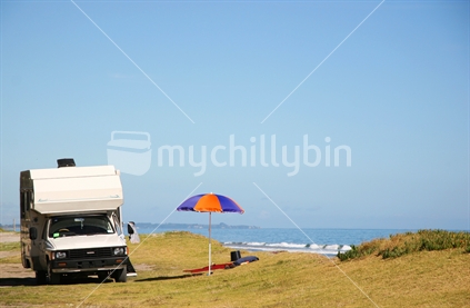 Holiday camper, New Zealand
