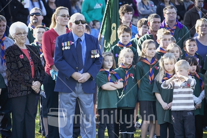ANZAC day remembrance; staunch proud girl.