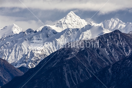Mount D'Archiac, southern alps.
