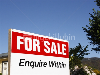 For sale sign
