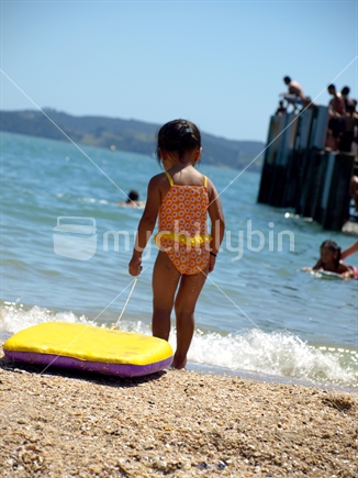 Toddler at the beach
