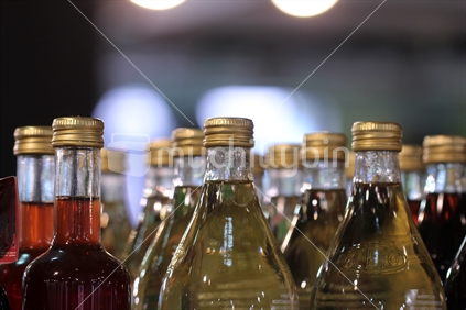 Bottles in a market