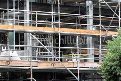 Scaffolding for high rise construction