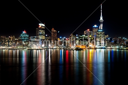Reflections of Auckland city, New Zealand