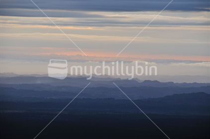 Sunset at Turoa Skifield on Mount Ruapehu
