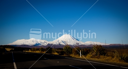 Tongariro & Ngaurohe From The Road