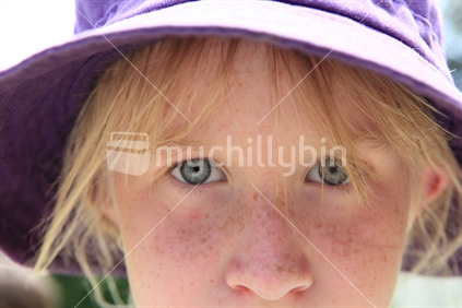 Young Girl staring