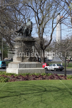D.M. Stuart Statue, Queens Gardens, Dunedin 