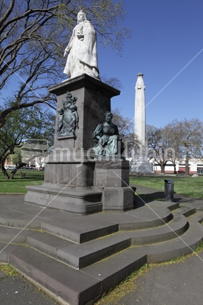 Queen Victoria Statue, Queens Gardens, Dunedin 