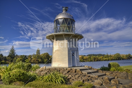 Old Portland Island Lighthouse, Wairoa, New Zealand

