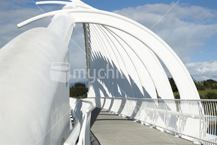Te Rewa Rewa Bridge. New Plymouth. New Zealand.