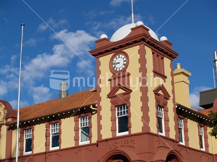 Part of historic old Post Office building, Tauranga, New Zealand
