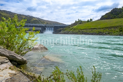 Clyde Hydro Power Station on Clutha River