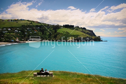 Overlooking Sumner from Taylor's Mistake - South Island, New Zealand