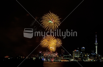 Waitemata Harbour Fireworks, Auckland Anniversary Day