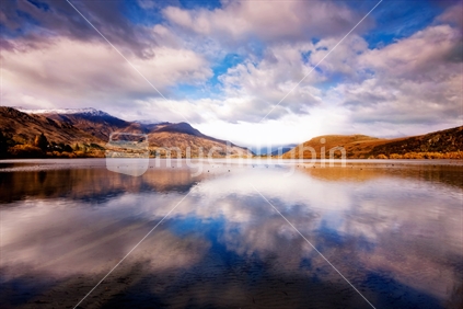 Mirror Lake (Lake Hayes, Queenstown), New Zealand