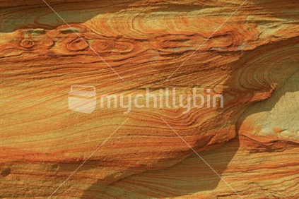 Natural patterns of sandstone layers