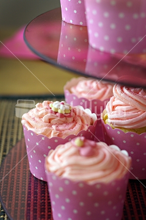 Birthday Celebration - Pink Cupcakes
