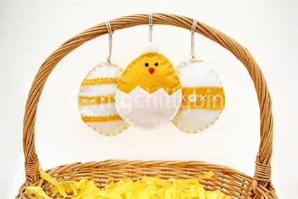 Easter Decorated Basket