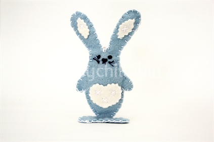 Blue Easter Bunny decoration