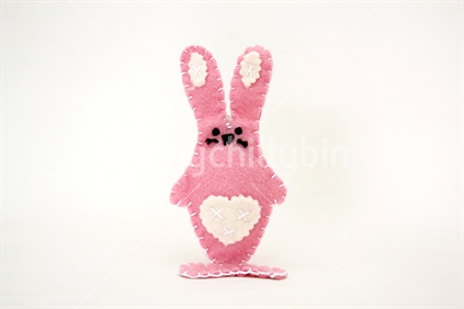 Pink Easter Bunny Decoration