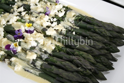 Asparagus platter