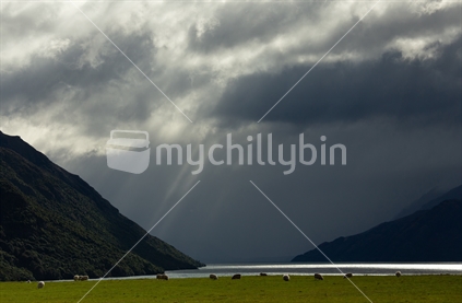 Storm Coming to Kingston, on the Southern Shores of Lake Wakatipu 