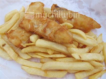 Fish 'n Chips is a New Zealand favourite. 