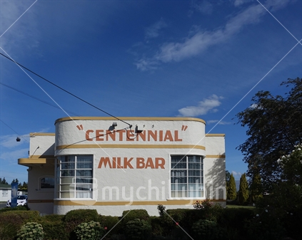 Art Nouveau Milk Bar in Ranfurly, Central Otago 