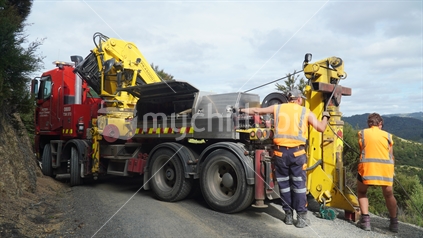 Heavy Haulage Tow Truck - Recovering Operation